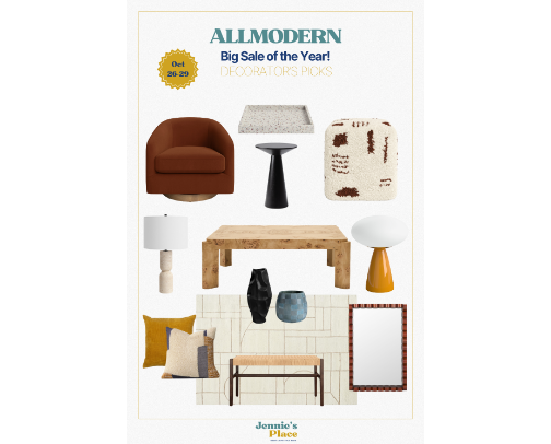 AllModern Interior Decorator Approved Sale Picks cover photo collage