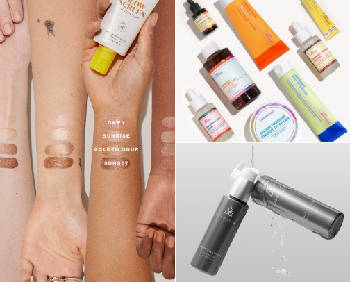 My top Skincare Products cover photo collage