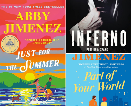 Guilty pleasure books cover photo collage