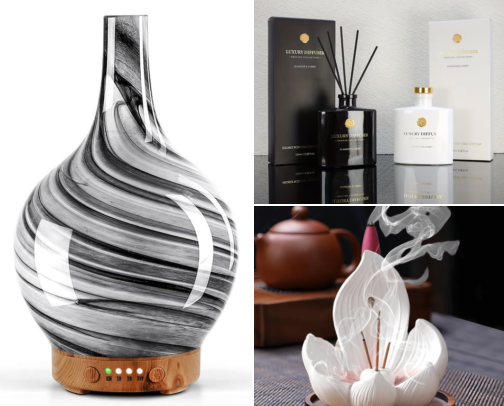 Aromatic & Zen Home Decor cover photo collage