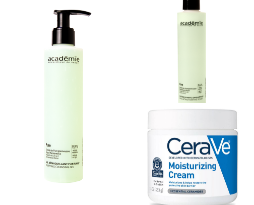Skincare cover photo collage