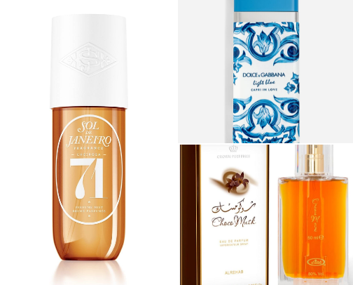 My Perfume recommendations 🌹 cover photo collage