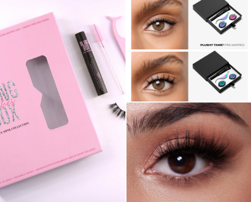The best eyelashes cover photo collage