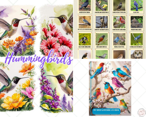 Bird Lovers cover photo collage
