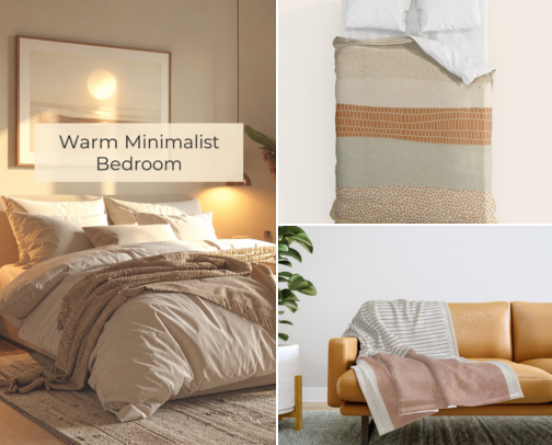 The Warm & Quiet Luxury-Minimalist Bedrooms cover photo collage
