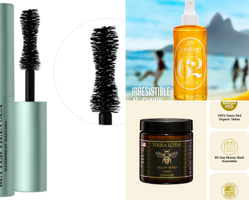 My favorite beauty recs cover photo collage