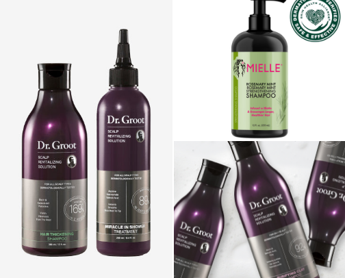 Hair Growth Products🌱 cover photo collage