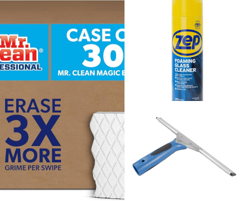 Cleaning supplies 101 cover photo collage