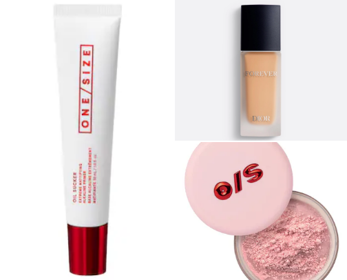 My Makeup Routine Products cover photo collage