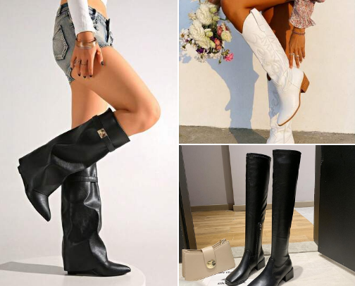 SHEIN Women’s Two-Piece Sets & Viral Boots cover photo collage
