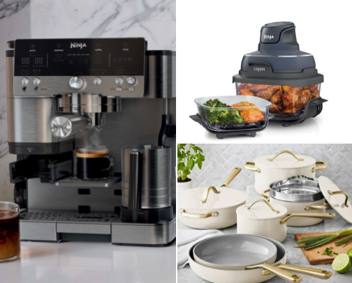Kitchen items cover photo collage