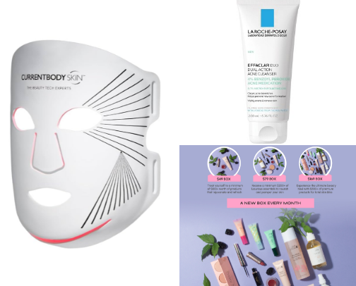 Skincare cover photo collage