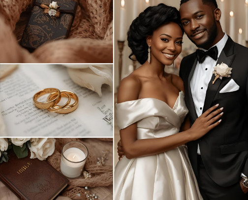 💍 Kingdom Spouse Wedding: Faith & Forever cover photo collage