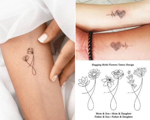 Like Mother Like Daughter - Tattoos Edition cover photo collage