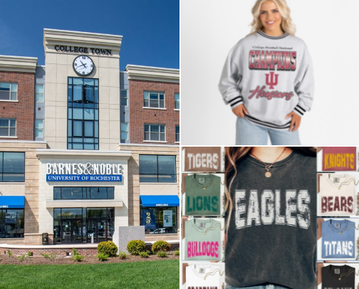 Official U.S. College Campus Bookstores & NCAA Fan Shops. cover photo collage