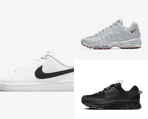 Nike shoes and accessories cover photo collage
