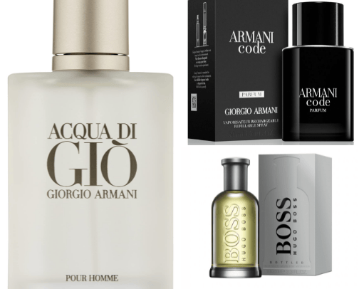 Perfumes for men 🤩 cover photo collage