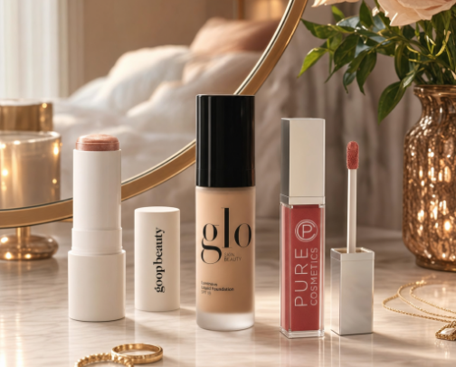 Easy Glow: Swipe-On Makeup That Does the Work for You cover photo collage