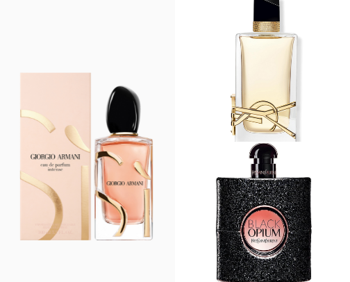 Best fragrances 🌸 cover photo collage