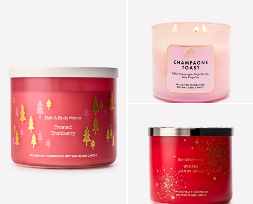 The Bath & Body Works Candles I Can't Do Christmas Without cover photo collage