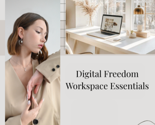 Digital Freedom Workspace Essentials cover photo collage
