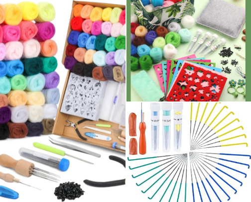 Needle Felting Starter Kit Essentials: Top Amazon Picks for Central Florida Crafters cover photo collage