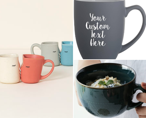 Unique & Creative Coffee Mugs - Personalized Gift-Ready Designs cover photo collage