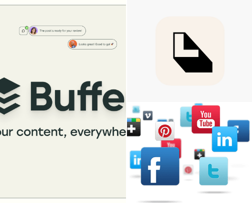 Best Social Media Scheduling & Growth Tools for Creators 2026 (Free & Paid) cover photo collage