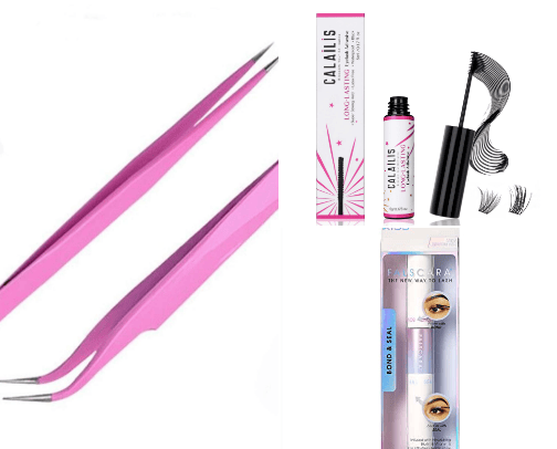 DIY Mink Lash Extensions | Amazon Edition cover photo collage