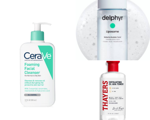 My skincare cover photo collage