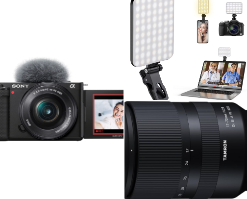 Content Creation Equipment cover photo collage
