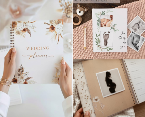 Best Pregnancy, Baby, Pet & Life Journals | Memory Books and Planners cover photo collage
