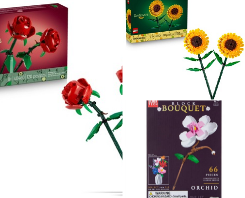 Lego Flower Bouquet 💐 cover photo collage
