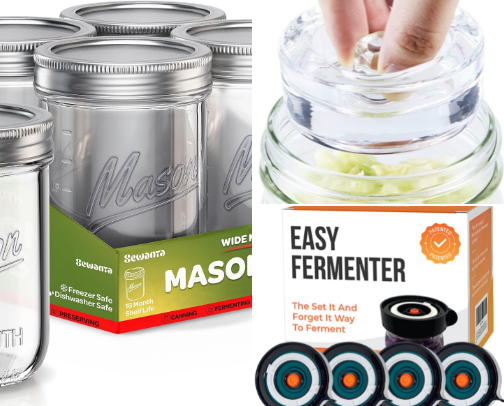 Everything I use for pickling and preserving at home cover photo collage