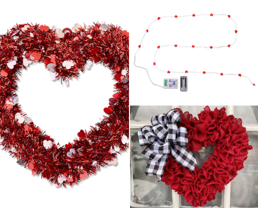 Valentines Day Decorations cover photo collage