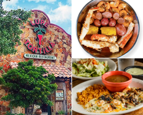 Great restaurants cover photo collage