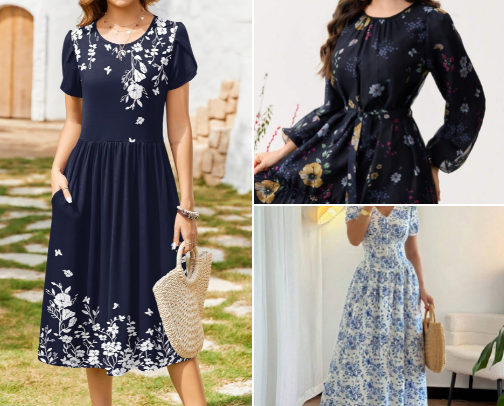 spring wardrobe / modest outfits cover photo collage
