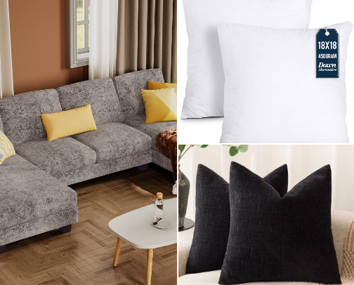 Cozy Aesthetic Living Room cover photo collage