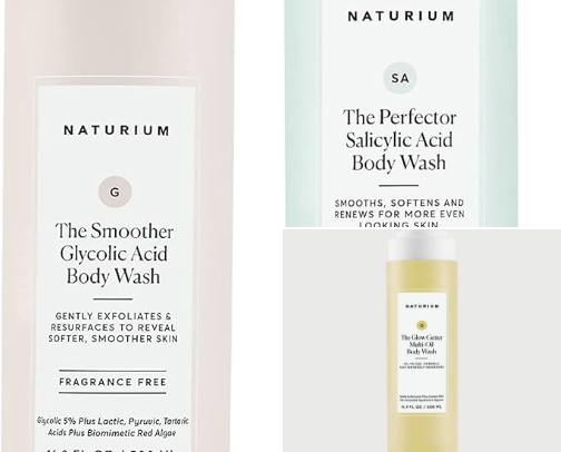 body products for glowy skin cover photo collage