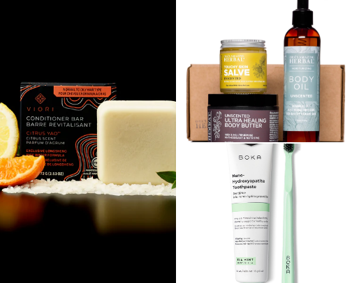 Low Tox Bathroom Must-Haves cover photo collage