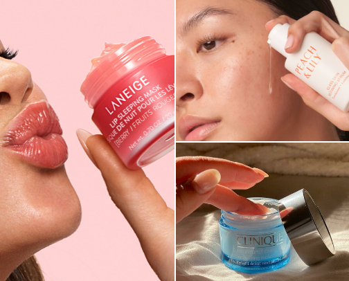 Hydrating skincare routine! Glass Skin 🤩 cover photo collage
