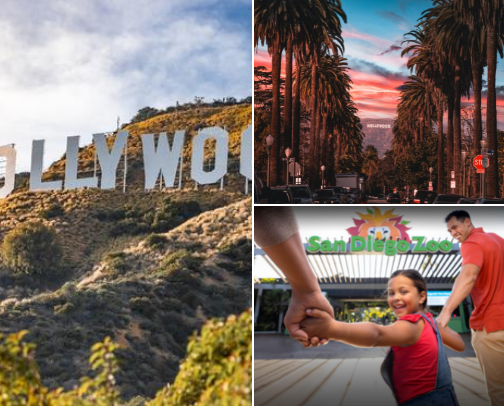 Southern Cali's Memorable Visits cover photo collage