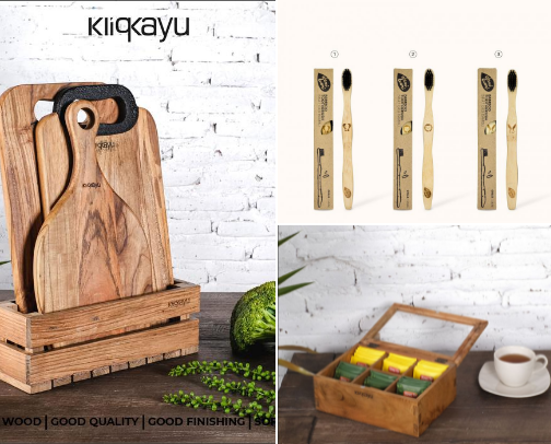 🪵 Beautiful Wooden Finds for Everyday Living cover photo collage