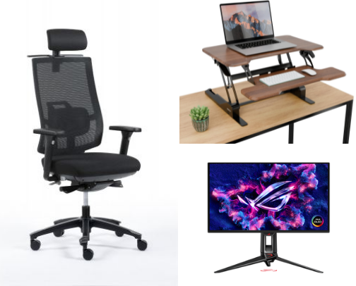 Premium Desk Setup Essentials for Peak Productivity cover photo collage