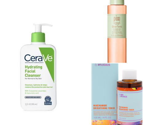 skincare for really sensitive combo skin! cover photo collage