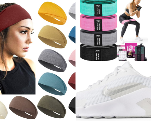 Workout essentials cover photo collage