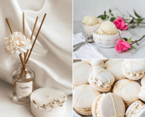 Perfumes that smell like: Vanilla 🍦🍰🧁🍨 cover photo collage