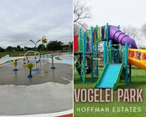 Park & Splash Pad Round Up - Northwest Suburbs of Chicago cover photo collage