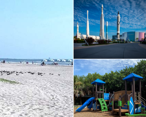 🌞 Family Fun Around Satellite Beach, Cocoa Beach & Melbourne cover photo collage