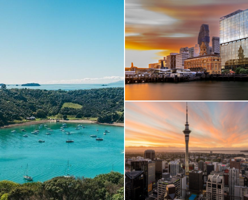 Auckland Musts: Do, Eat, See & Pack cover photo collage